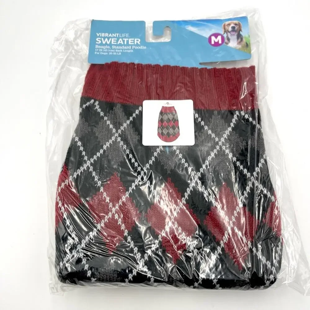 VIBRANT LIFE dog's sweater NEW size Medium